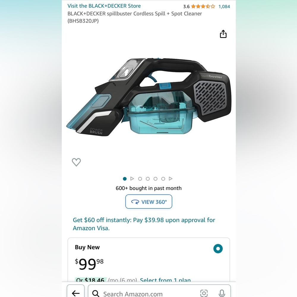 Black + Decker spillbuster